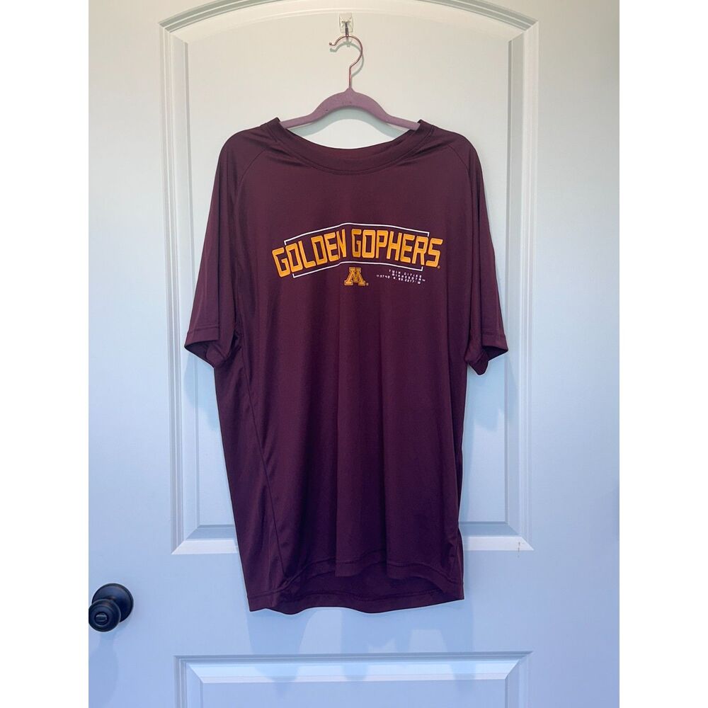 NWT Rivalry Threads Minnesota Golden Gophers Burgundy T-Shirt Size Large